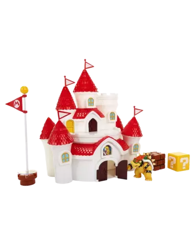 Comprar Playset Castillo Del Reino Champi On Super Mario Figura Xtralife