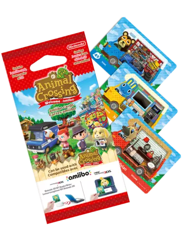 Comprar Pack 3 Tarjetas amiibo Animal Crossing: New Leaf Figuras amiibo