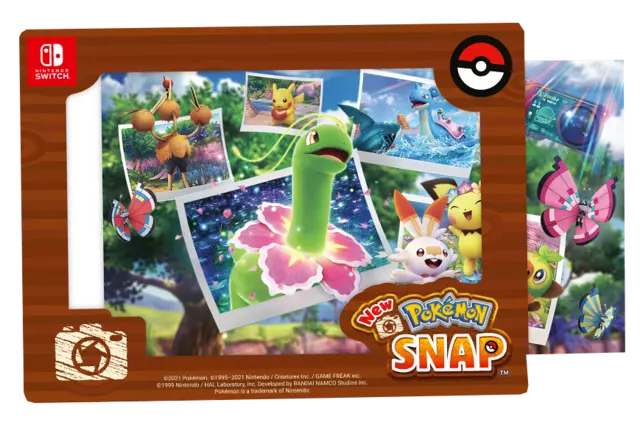 Comprar New Pokémon Snap + Marco Adhesivo Pokémon Snap Switch Pack + Marco