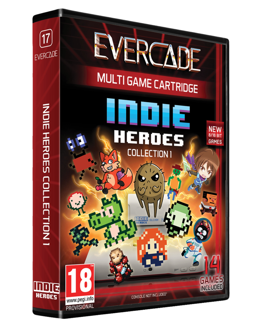 Cartucho evercade indie heroes 1