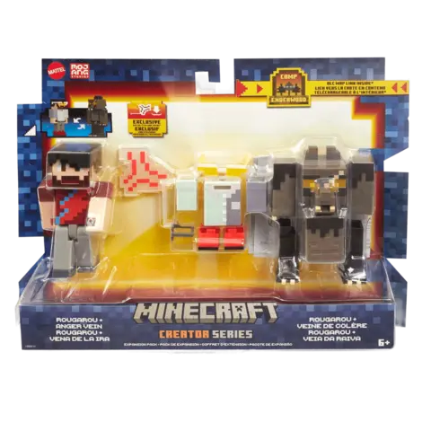 Comprar Set de Figuras Rougarou & Vena de la Ira 8,2 Cm Pack de Expansión Minecraft Creator Series Figuras