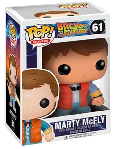 Reservar Figura POP! Marty McFly Regreso al Futuro Número 61 9cm Figuras de Videojuegos