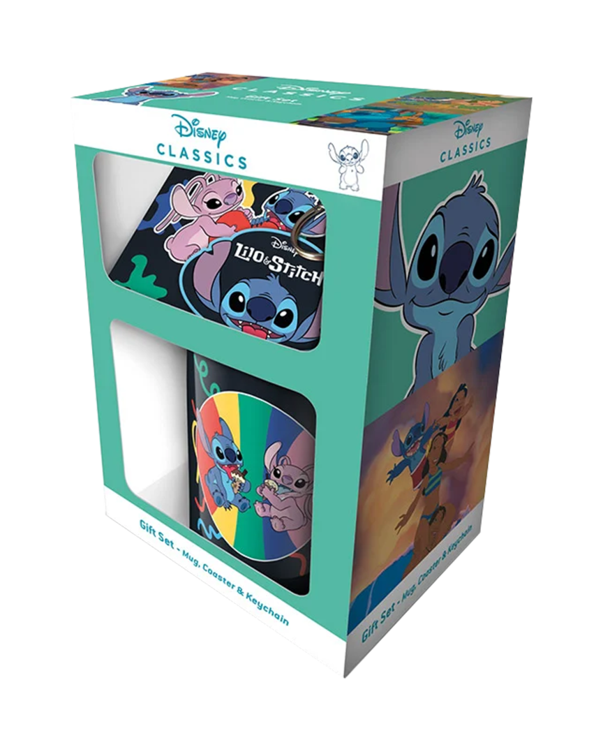 Pack Merchandising - Lilo & Stitch: Set taza, posavasos y llavero, Stitch Angel – imagen 4