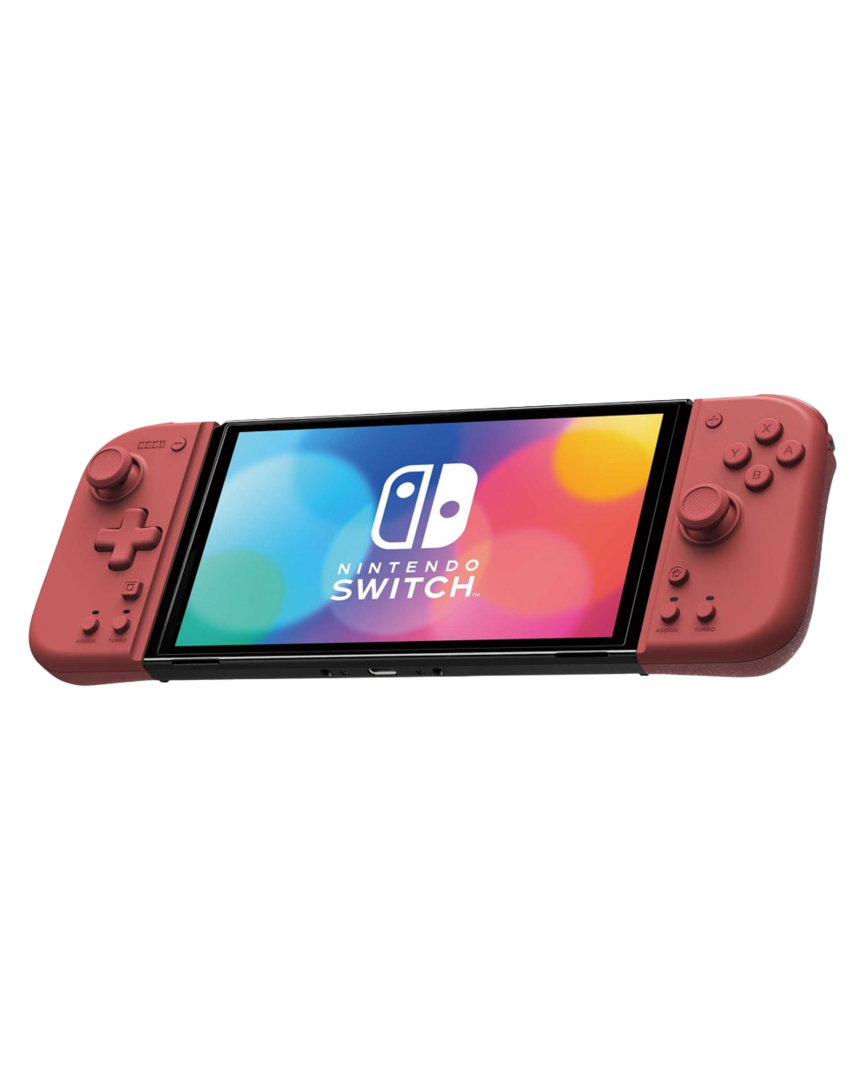 Mando hori split pad compact rojo melocotón