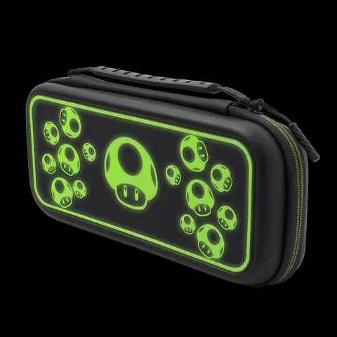 Comprar Funda de Viaje Deluxe 1Up (Glow in the Dark) con Licencia Oficial Nintendo Switch