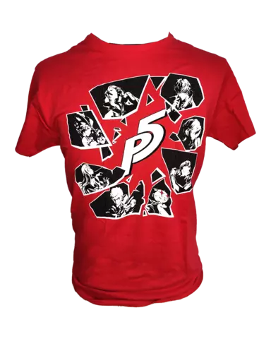 Comprar Camiseta The Phantom Thieves Persona 5 Roja Talla M - Talla M, Camiseta
