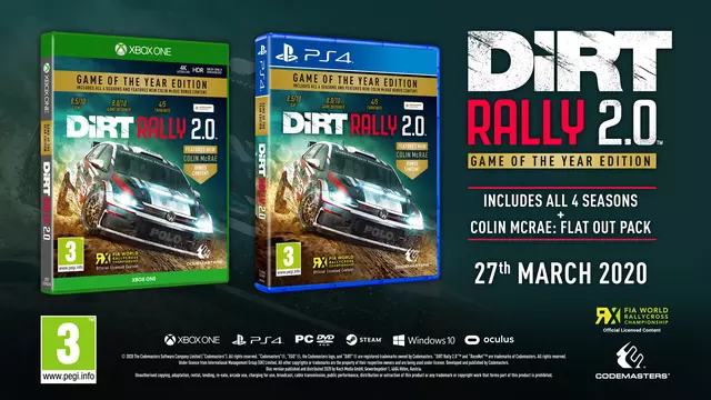 Comprar DiRT Rally 2.0 Edición Juego del Año  PS4 Game of the Year