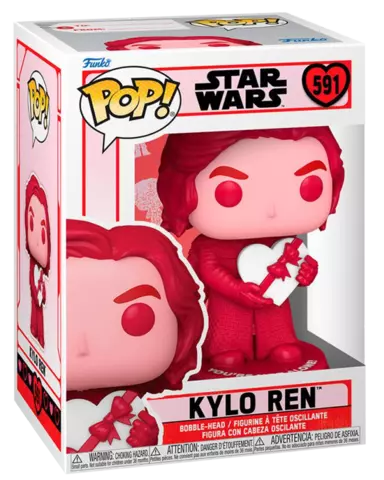Comprar Figura POP! Kylo Ren Star Wars San Valentín 9 cm Figuras de Videojuegos