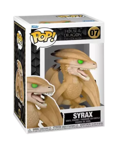 Comprar Figura POP! Syrax La Casa del Dragón 9 cm Figuras de Videojuegos