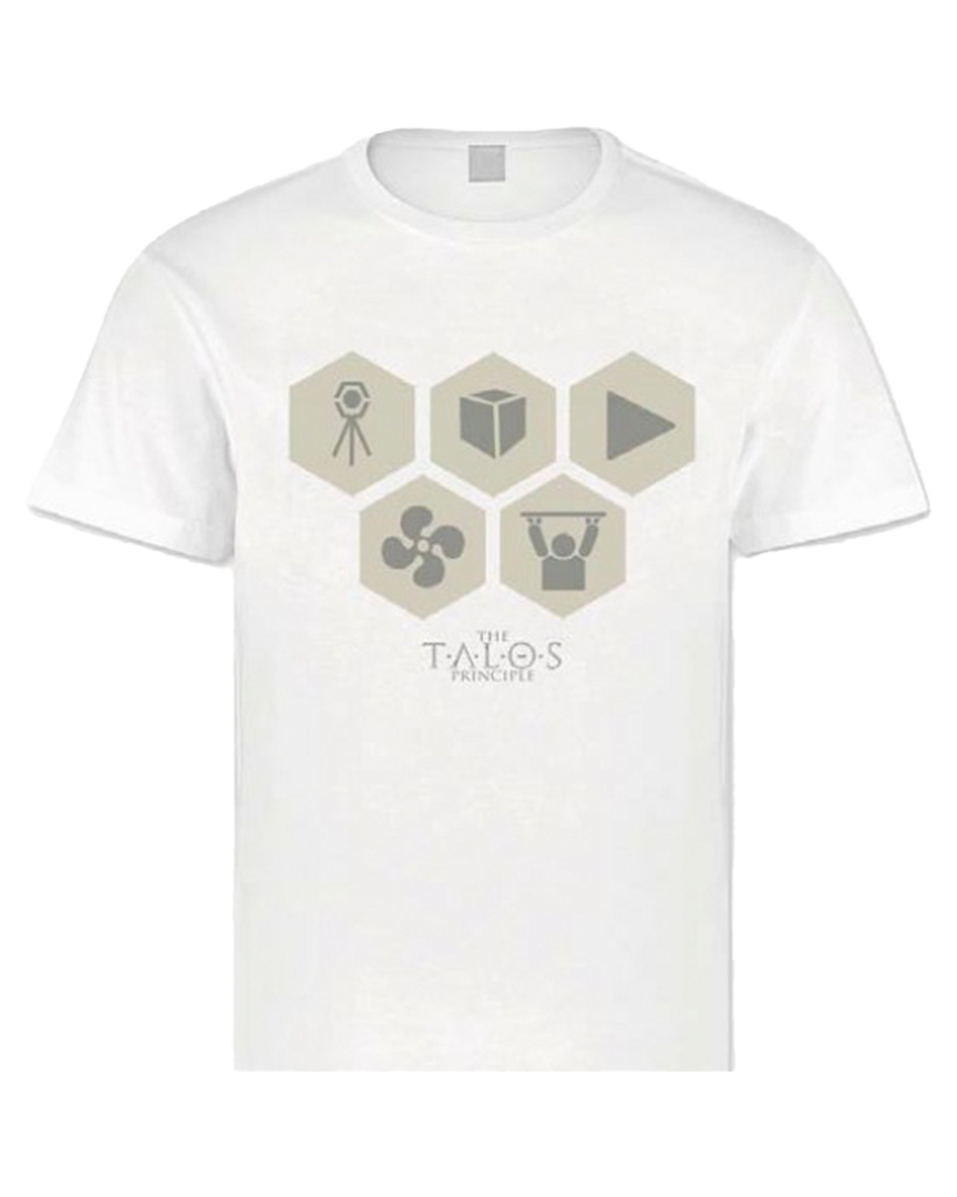 Camiseta blanca pr actions talos talla s
