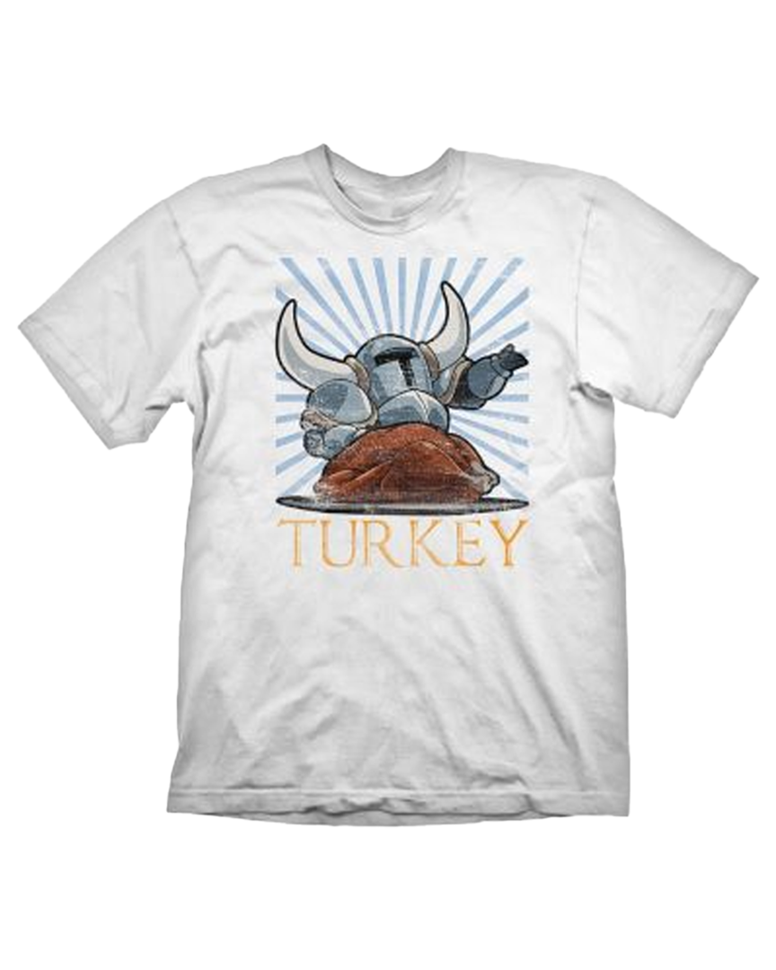 Camiseta blanca shovel turkey xxl