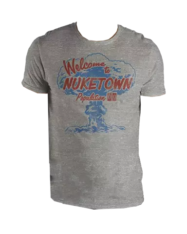 Comprar Camiseta Gris Bienvenido a Nuketown Call of Duty Black Ops 2 Talla XL Talla XL