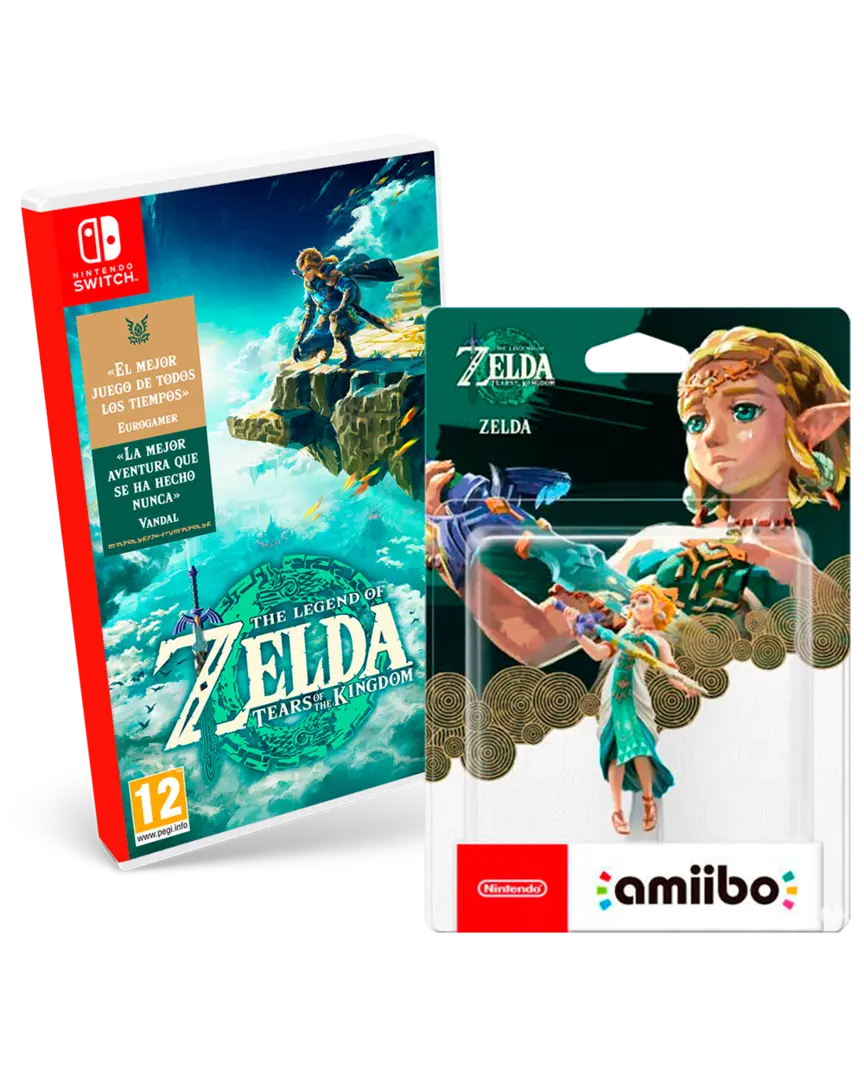 Comprar The Legend of Zelda: Tears of the Kingdom + Figura Amiibo Zelda  Switch Pack amiibo Zelda