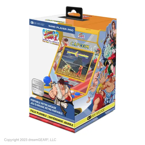 Comprar Consola Nano Player Street Fighter II My Arcade 2 Juegos 
