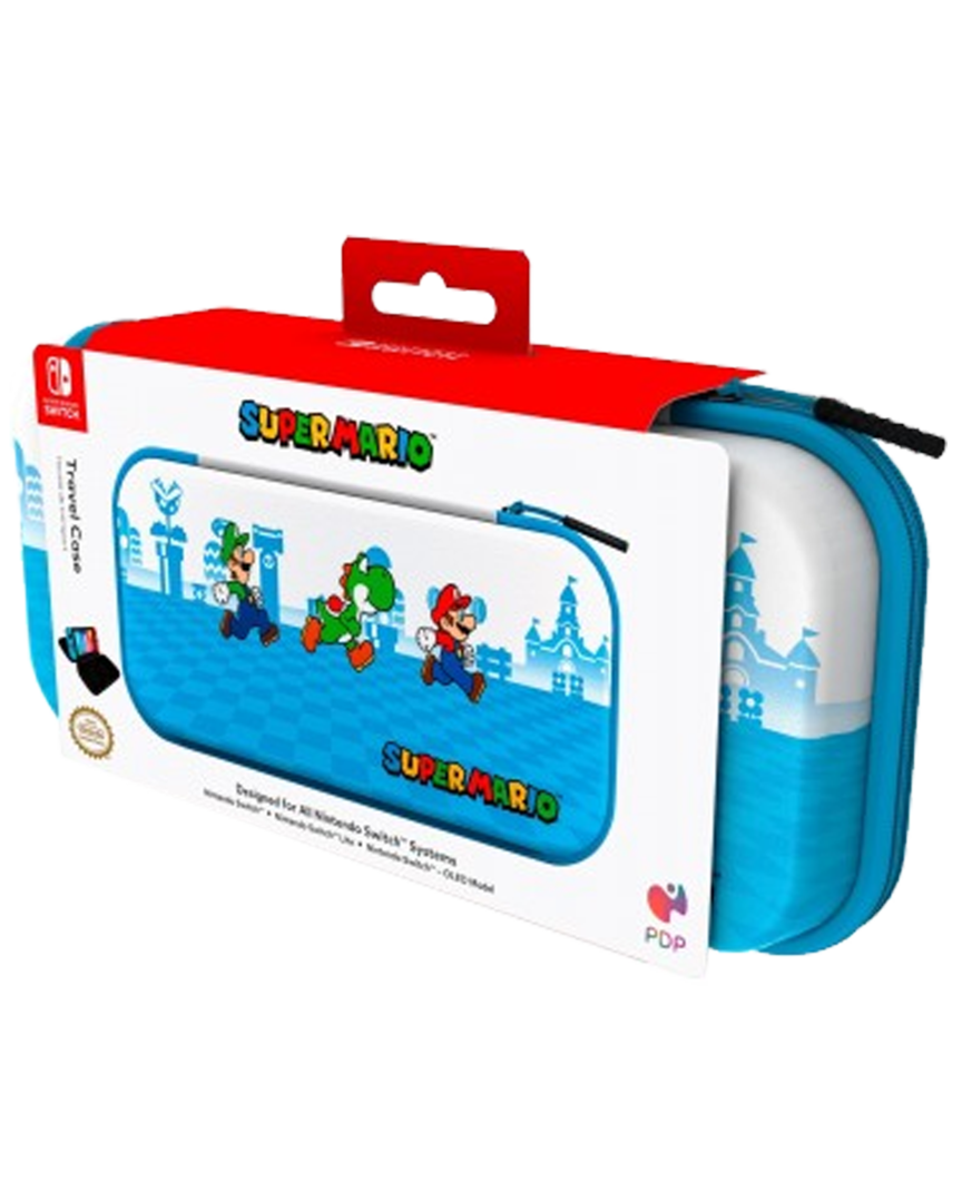 Funda de viaje super mario escape con licencia oficial nintendo