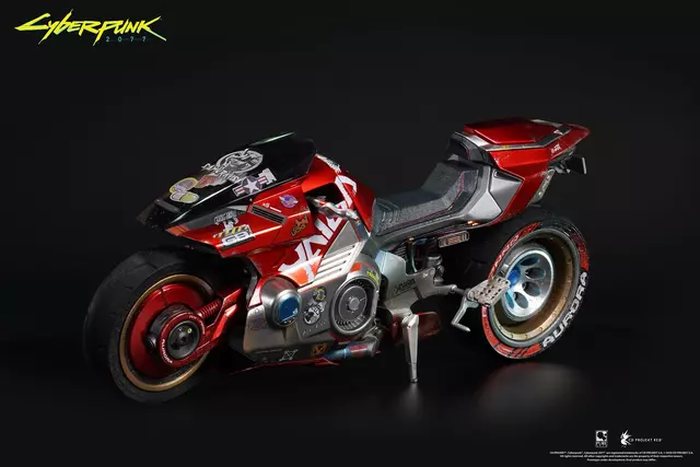 Comprar Estatua Male-V y Motocicleta Yaiba Kusanagi Cyberpunk 2077 Figuras Male-V