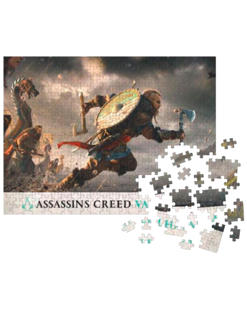 Asalto al fuerte puzzle 1000 piezas assassins creed valhalla