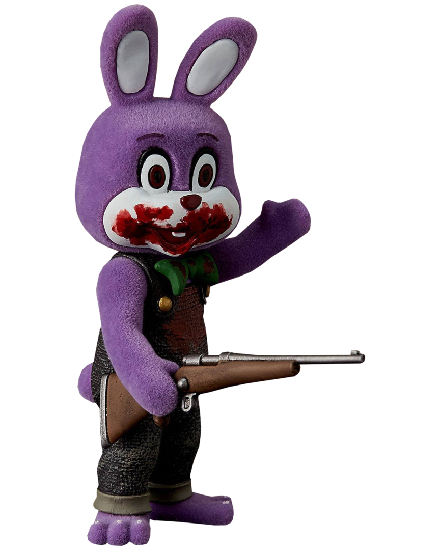 Figura robbie the rabbit morada silent hill 3