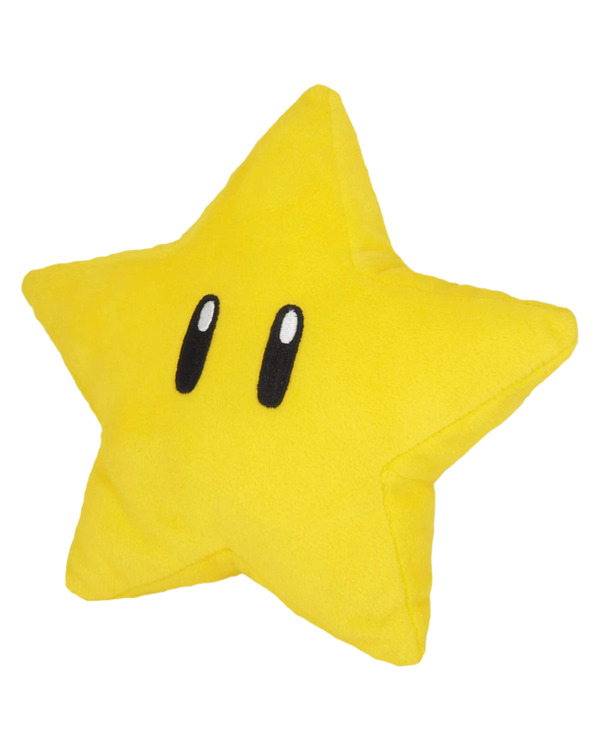 Peluche super star super mario 18 cm