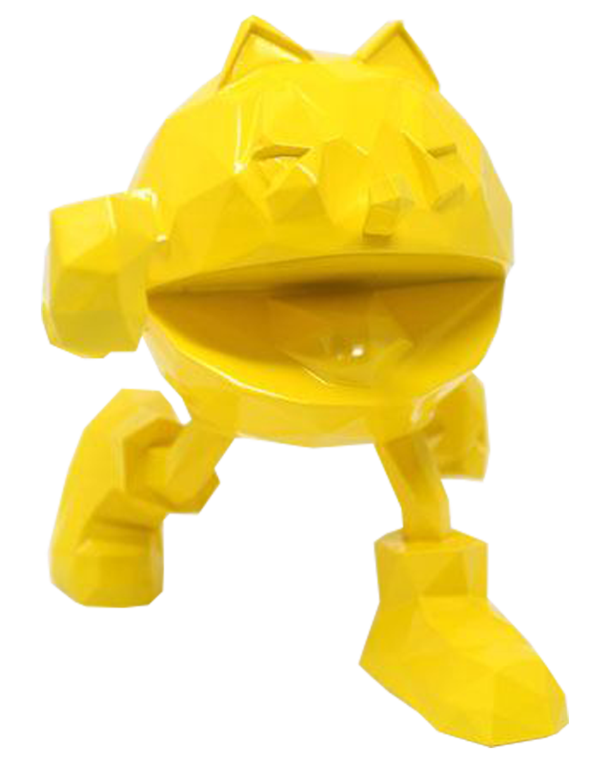Figura Pac-Man is Art by Richard Orlinski Edición Amarilla 10 cm