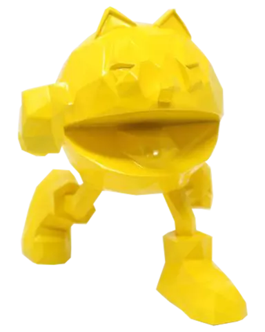 Comprar Figura Pac-Man is Art by Richard Orlinski Edición Amarilla 10 cm  Figuras de Videojuegos