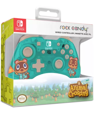 Comprar Mando Rock Candy Animal Crossing con Cable Switch Animal Crossing