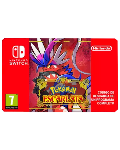 Comprar Pokémon Escarlata - Switch, Escarlata - Digital, Nintendo eShop
