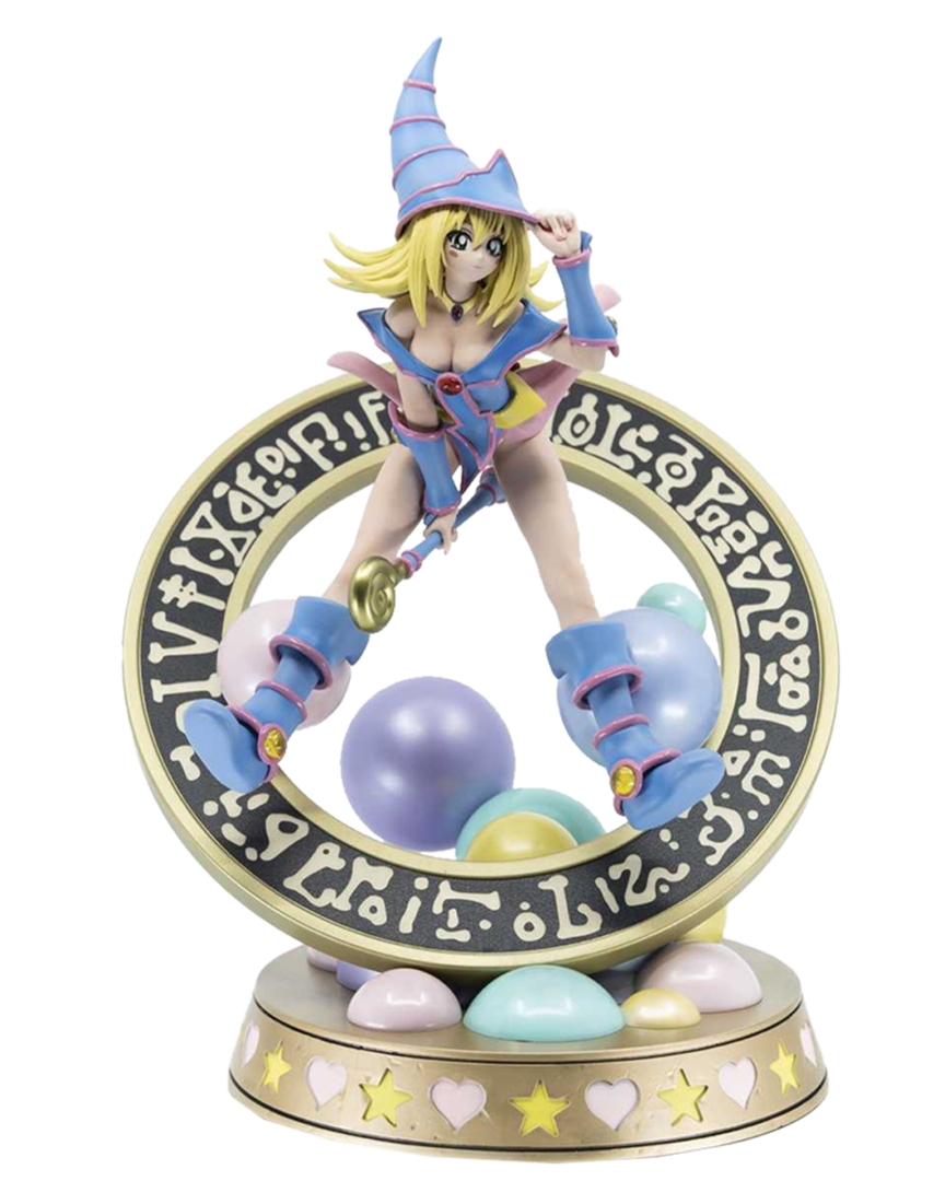 Estatua dark magician girl standard edición pastel yu-gi-oh! 30 cm
