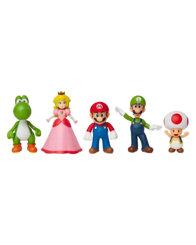 Comprar Figura Super Mario Mario & Friends pack 6 cm Figuras de Videojuegos