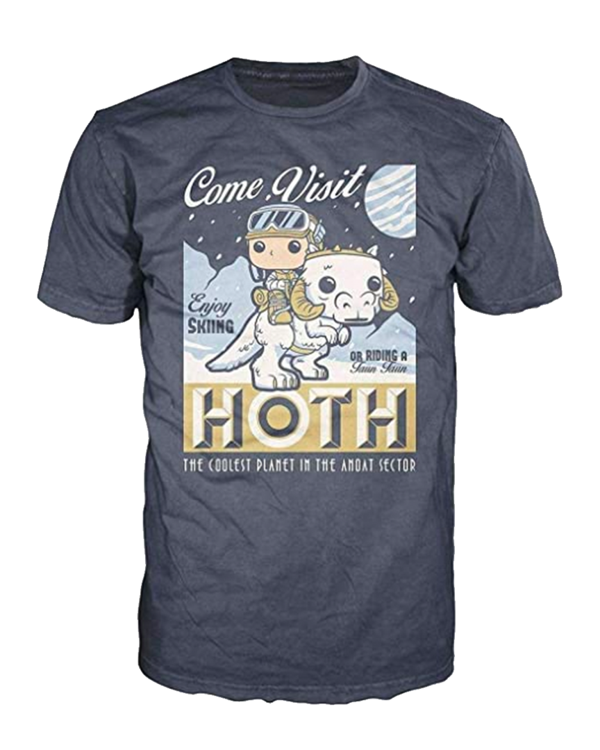 Camiseta pop! visit hoth star wars talla m