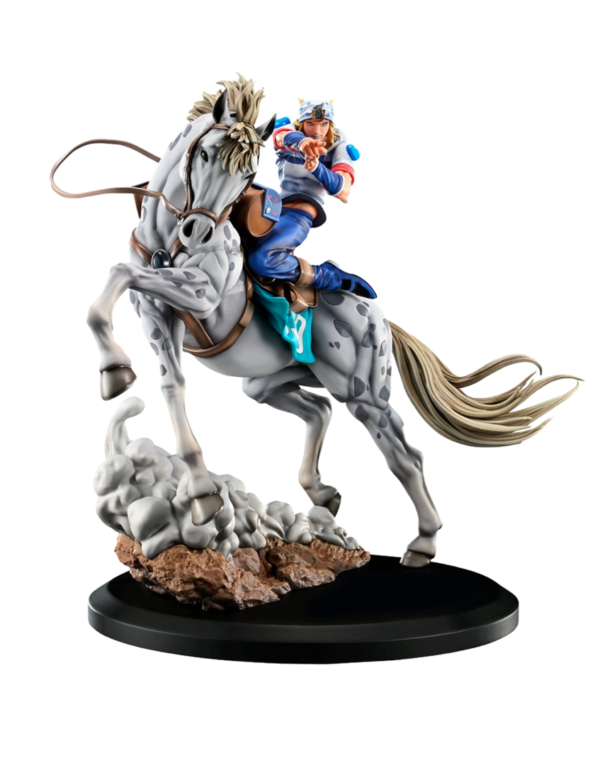 Figura johnny joestar & slow dancer jojo's bizarre adventure: steel ball run chozo art medicos