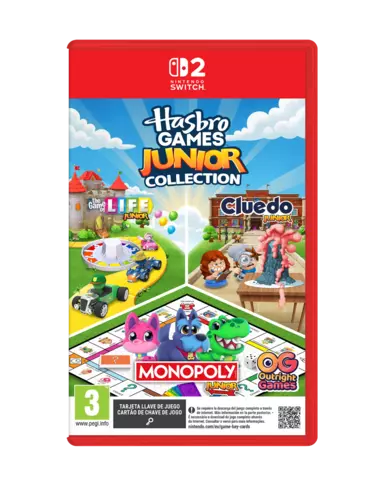 Carátula de Hasbro Games Junior Collection para Switch 2 (edición PAL España)
