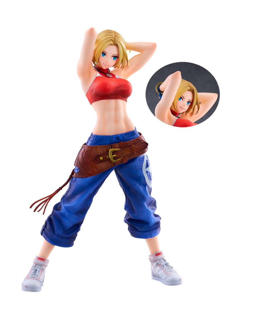 Figura blue mary the king of fighters xv fighting girls collection amiami limited edition 1/7 golden head