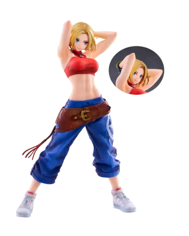 Figura Blue Mary The King of Fighters XV Fighting Girls Collection AmiAmi Limited Edition 1/7 Golden Head