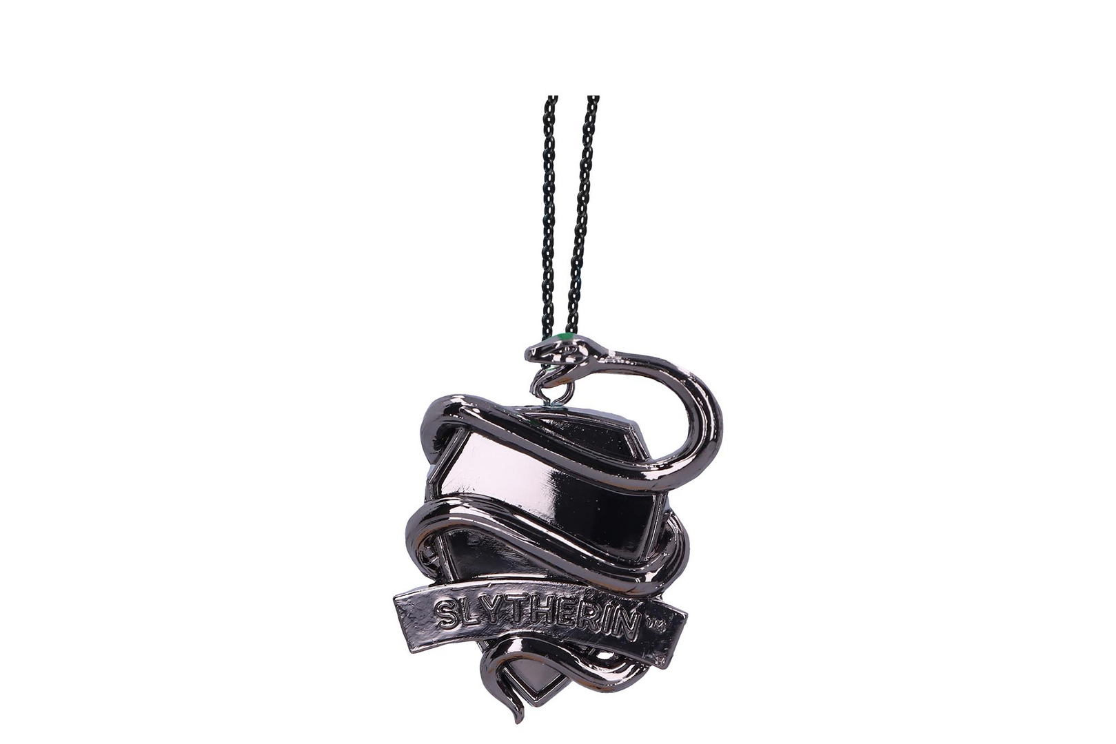 Harry potter slytherin crest (silver) hanging ornament 6.3cm