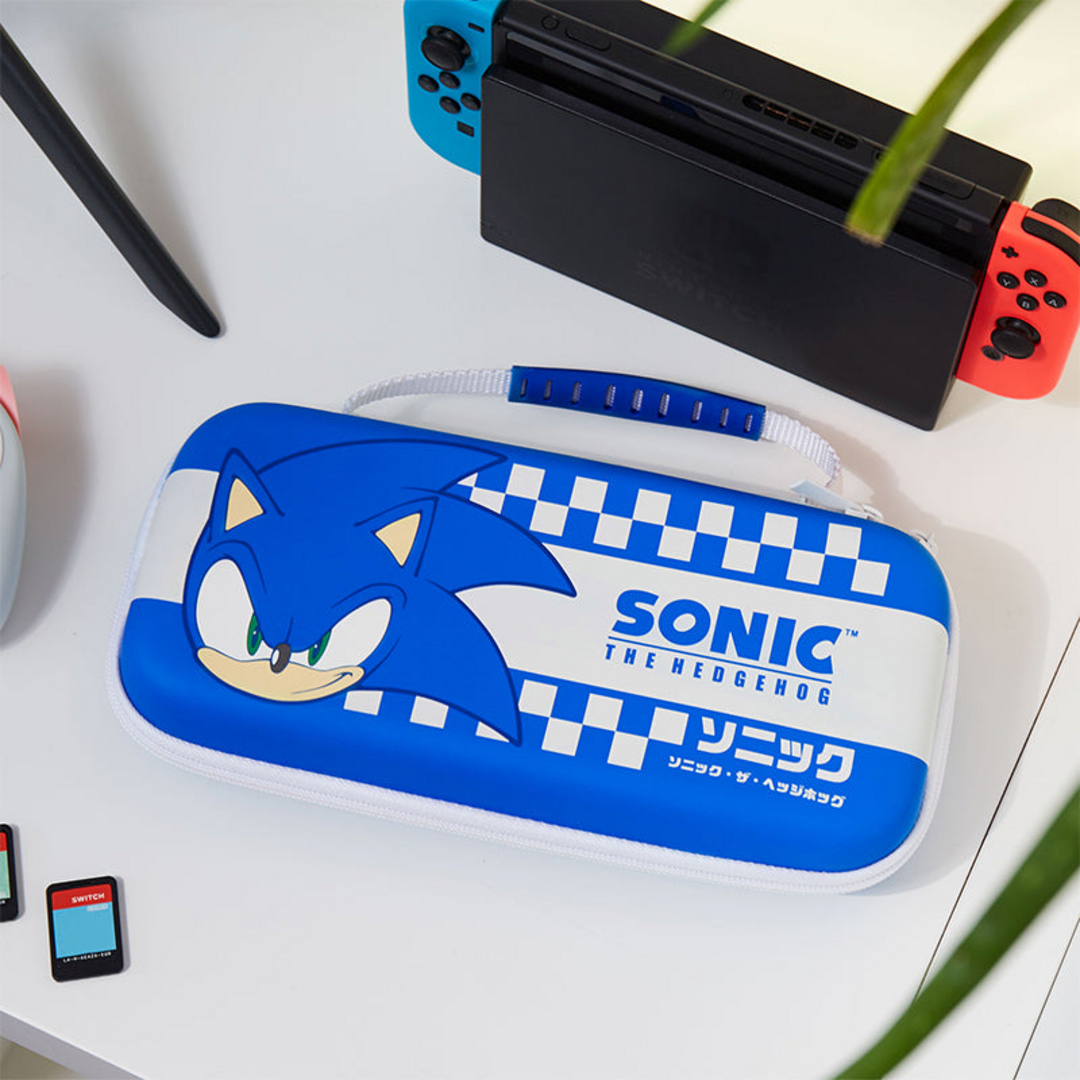 Numskull Funda oficial para Switch con el diseño de los personajes de Sonic the Hedgehog