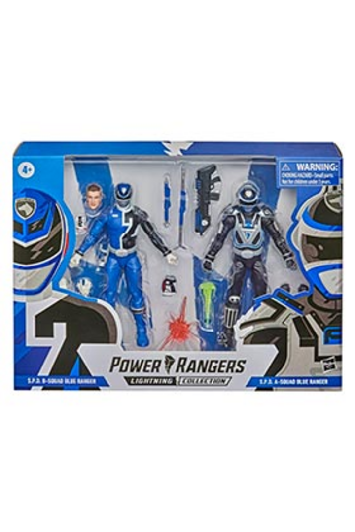 Spd Blue Ranger A & Blue Ranger B Pack 2 Figuras 15 cm Power Rangers Lightning Collection
