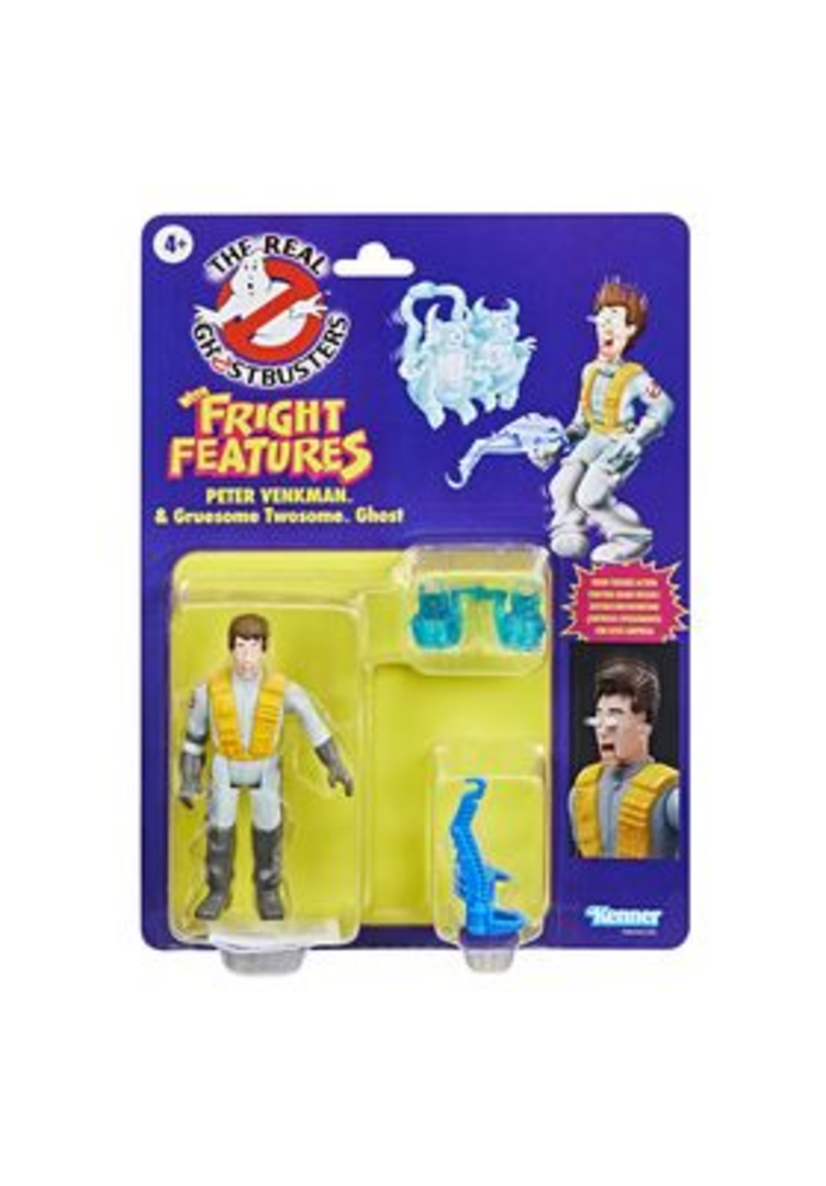 Peter Venkman & Gruesome Twosome Ghost Retro Action Fig. 13 cm The Real Ghostbusters