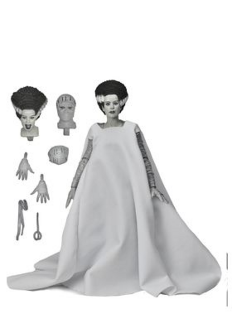 Ultimate Bride Of Frankenstein (B&W) Scale Action Fig. 18 cm Universal Monsters