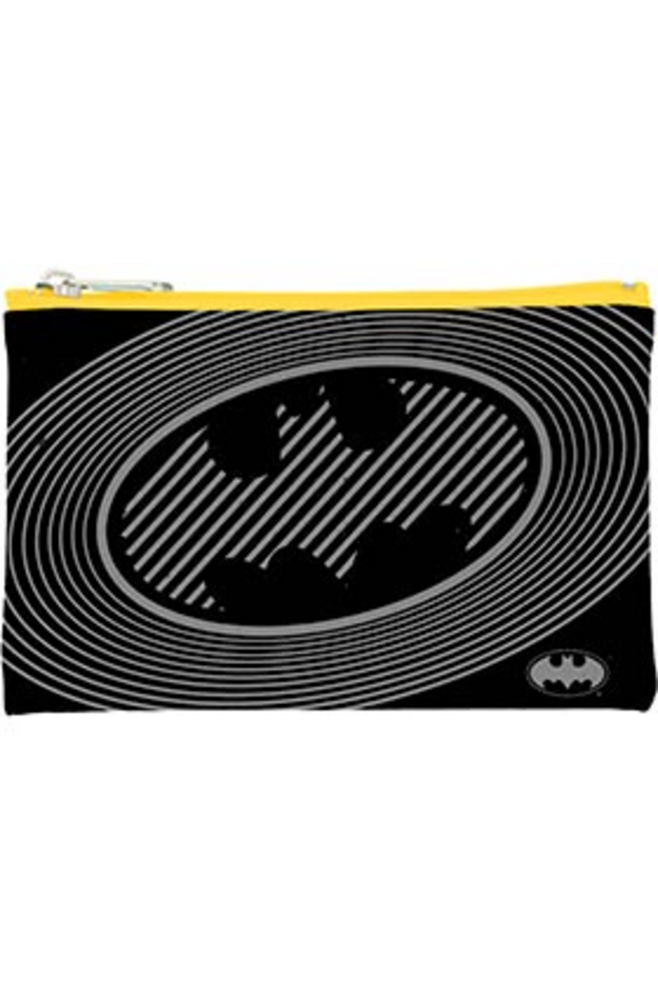 Estuche rectangular batman logo ondas universo dc