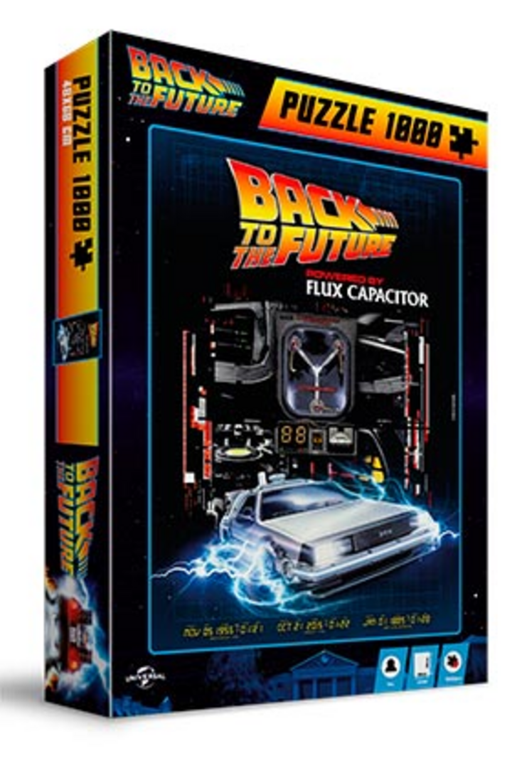 Puzle 1000 powered by flux capacitor regreso al futuro
