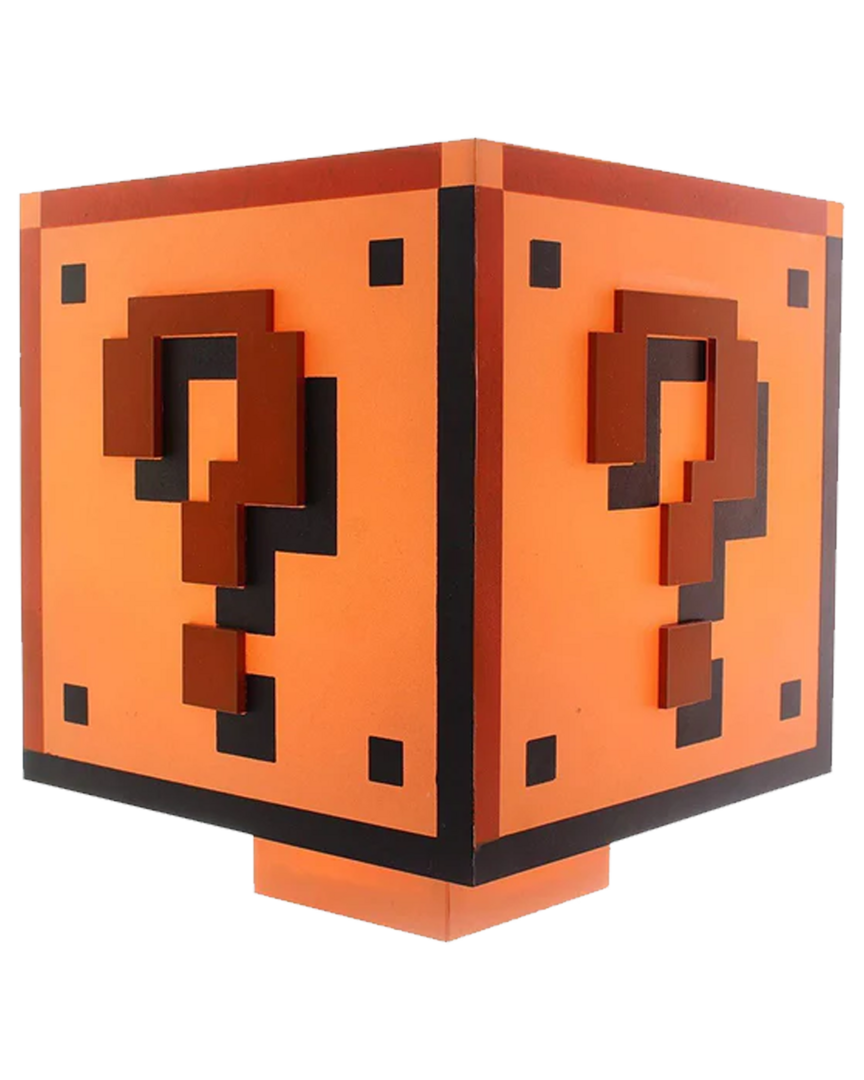 Lámpara Cubo Interrogante Super Mario Bros