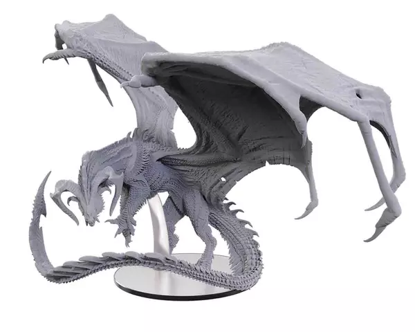 Reservar Figura Adult Black Dragon Corruptor *Sin Pintar* Dungeons & Dragons - Icons Of The Realms Wizkids Figuras