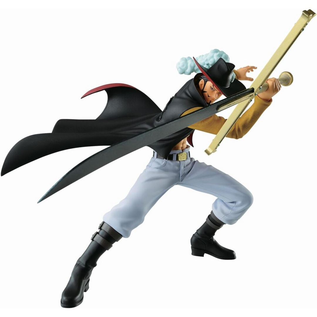 Banpresto Figura de Acción Dracule Mihawk One Piece - Battle Record Collection 13cm Multicolor BP89214P