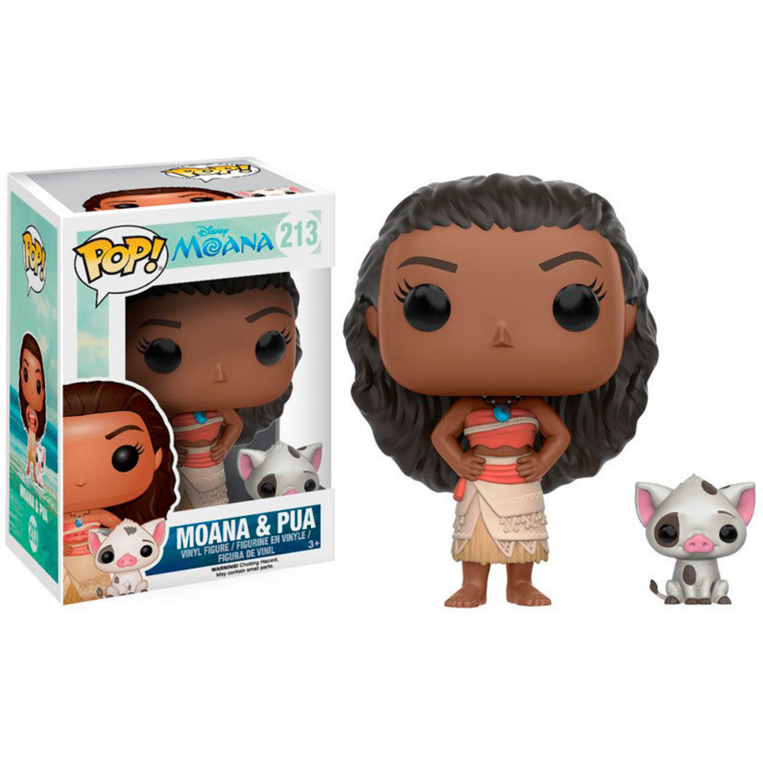 Funko Pop! Disney: Moana - Moana & Pua - Vaiana - Figura de Vinilo Coleccionable - Idea de Regalo - Mercancia Oficial - Movies Fans - Muñeco para Coleccionistas y Exposición