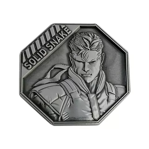 Comprar Moneda Metálica Solid Snake Metal Gear Solid Edición Limitada Fanattik Limitada