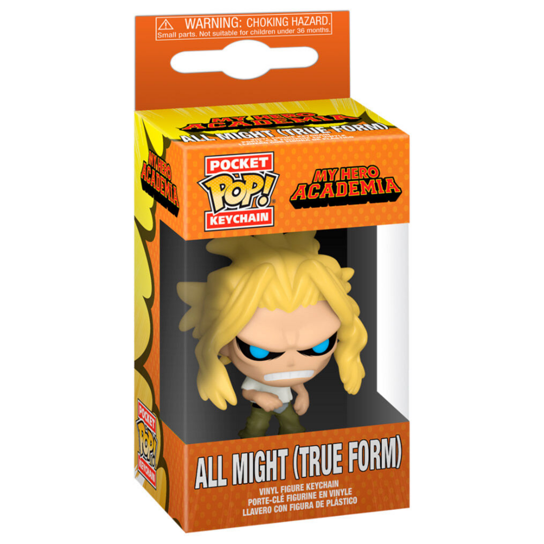 Llavero pocket pop my hero academia all might weakened state