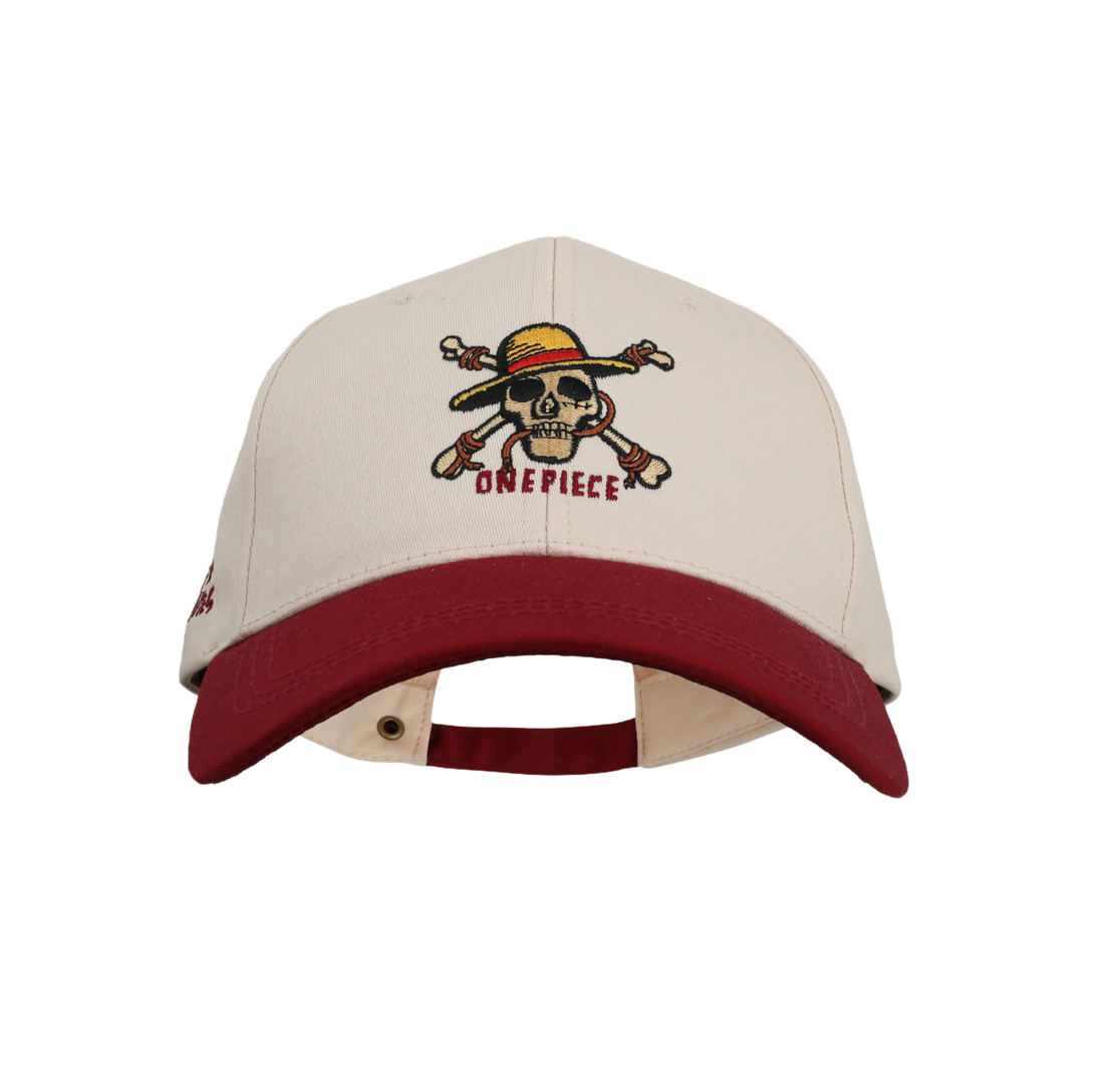 Cinereplicas One Piece - Gorra de béisbol Luffy - Licencia Oficial Multicolor, Varios colores, 7 1/2