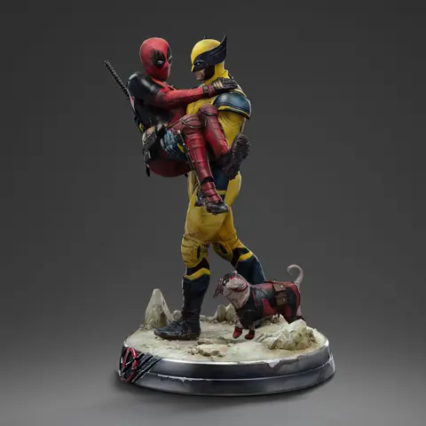 Comprar Estatua Deadpool y Lobezno Deluxe Art Scale Iron Studios  Figuras Deluxe