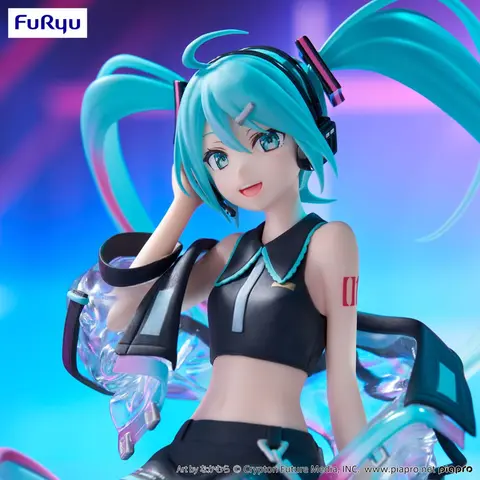 Reservar Figura Hatsune Miku Vocaloid Neon Cyber Noodle Stopper Furyu Figuras Estándar